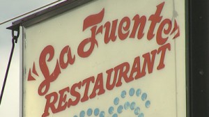 La Fuente Restaurant sign