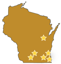 Wisconsin offices map